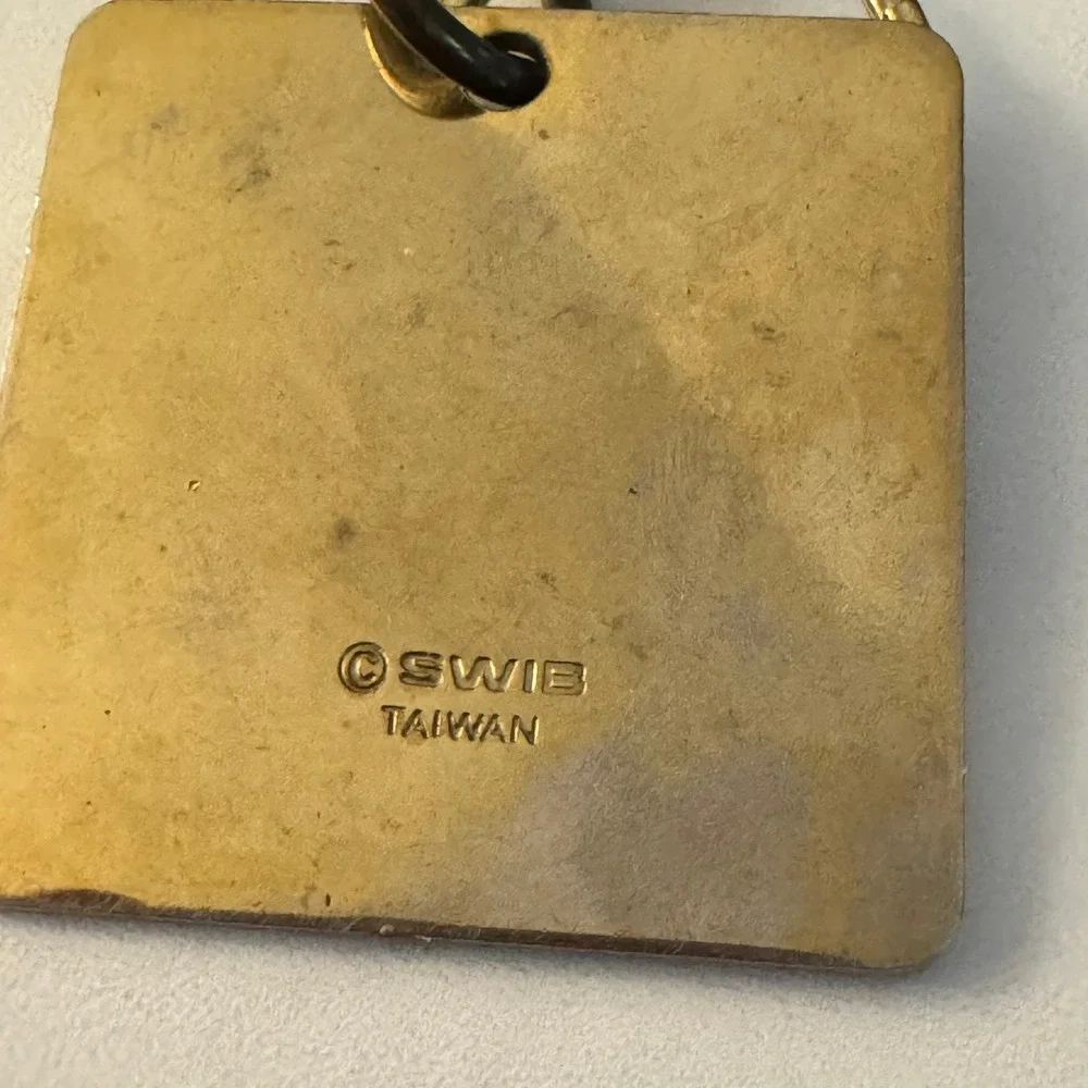Mackinac Island Michigan Souvenir Keychain Horse and Buggy‎ Vintage Travel